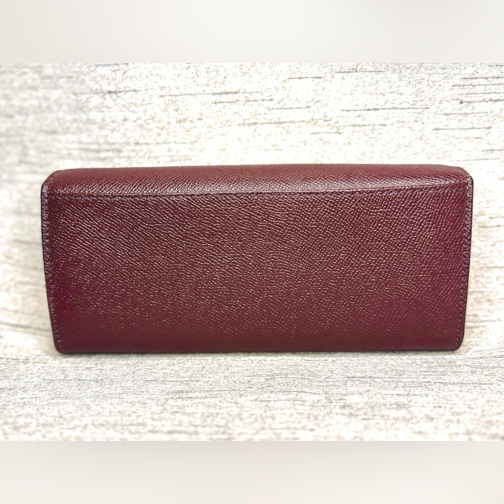 Coach Slim Envelope Leather Wallet w/ a Bear Pink Star & Winking face - 8” x 4” - Picture 8 of 12